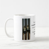 Geschenk für einen ausscheidenden Organisten oder Kaffeetasse (Links)