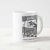 Geschenk für einen Birdwatcher oder Vogelbeobachte Jumbo-Tasse (Vorderseite Rechts)