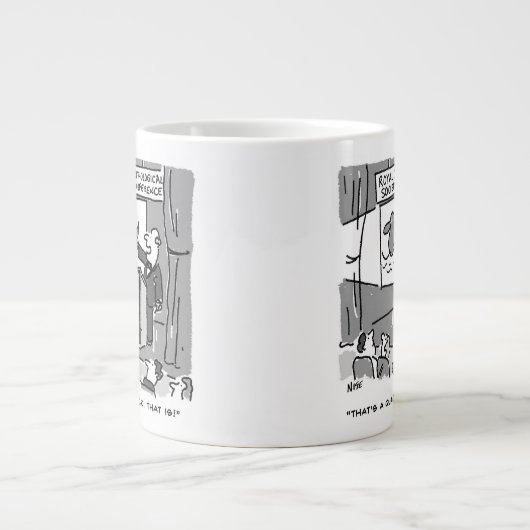 Geschenk für einen Birdwatcher oder Vogelbeobachte Jumbo-Tasse (Vorderseite)