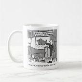 Geschenk für einen Birdwatcher oder Vogelbeobachte Kaffeetasse (Links)