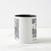 Geschenk für einen Birdwatcher oder Vogelbeobachte Tasse (Zentrum)