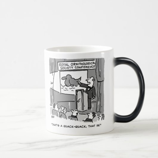 Geschenk für einen Birdwatcher oder Vogelbeobachte Verwandlungstasse (Rechts)