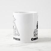 Geschenk für einen Builder mit dem Zusatz "Giant C Jumbo-Tasse (Vorderseite)