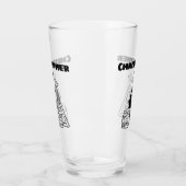 Geschenk für einen Builder mit seinem Namen. Build Glas (Links)