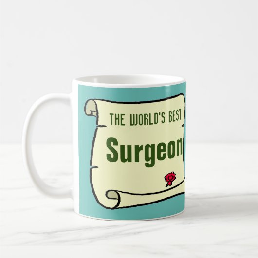 Geschenk für einen Chirurgen. Funny Kaffeetasse (Links)