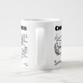 Geschenk für einen Entfernungsmann mit Namen Jumbo-Tasse (Rückseite)