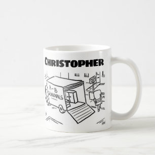 Geschenk für einen Entfernungsmann mit Namen Kaffeetasse
