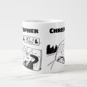 Geschenk für einen Fahrlehrer mit zusätzlichem Nam Jumbo-Tasse (Vorderseite)