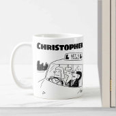 Geschenk für einen Fahrlehrer mit zusätzlichem Nam Kaffeetasse