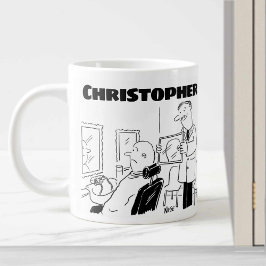 Geschenk für einen Friseur oder Friseur mit dem Zu Jumbo-Tasse