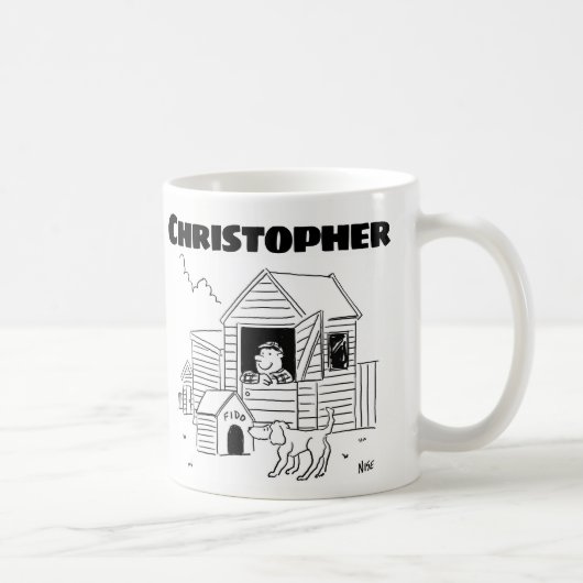 Geschenk für einen Gartenschuhhersteller mit Namen Kaffeetasse (Rechts)