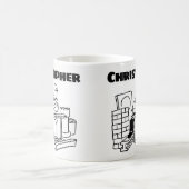 Geschenk für einen Gerecycelt Warenkäufer mit Name Kaffeetasse (Mittel)