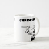 Geschenk für einen Gerüst mit Coffee-Tasse mit Zus Kaffeetasse (VorderseiteRechts)