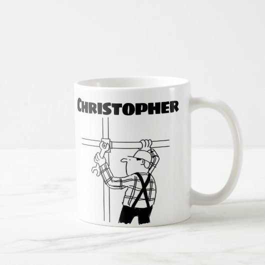 Geschenk für einen Gerüst mit Coffee-Tasse mit Zus Kaffeetasse (Rechts)