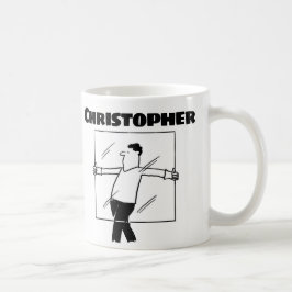Geschenk für einen Glazier mit Name Coffee Tasse