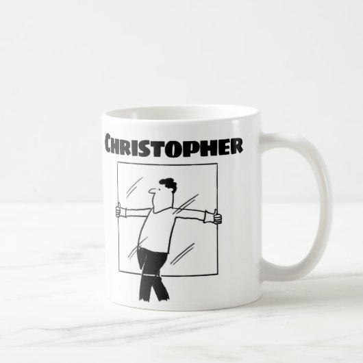 Geschenk für einen Glazier mit Name Coffee Tasse (Rechts)