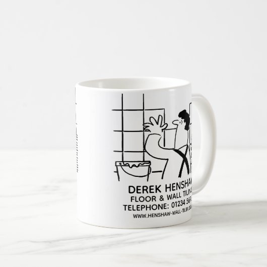 Geschenk für einen Köder. Werbemaßnahmen für Unter Kaffeetasse (VorderseiteRechts)