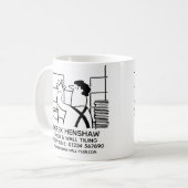 Geschenk für einen Köder. Werbemaßnahmen für Unter Kaffeetasse (Vorderseite Links)