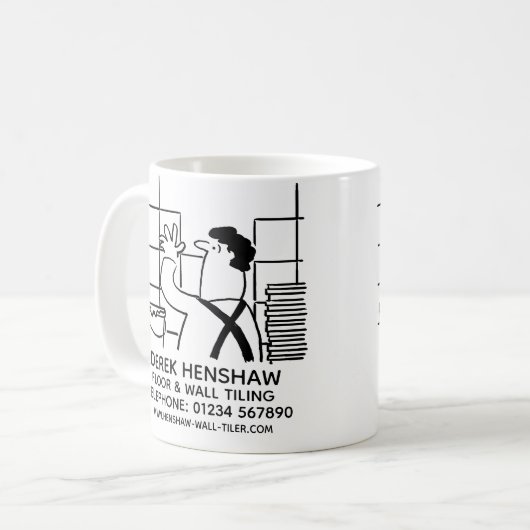 Geschenk für einen Köder. Werbemaßnahmen für Unter Kaffeetasse (Vorderseite Links)