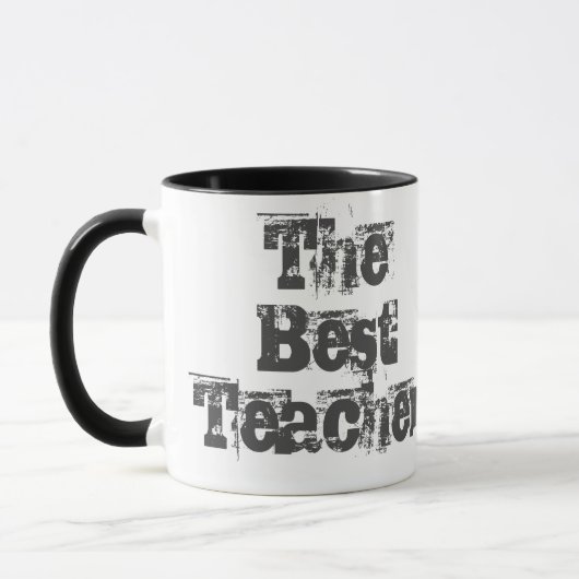 Geschenk für einen Lehrer - Zwei-Tone-Kaffee-Tasse Tasse (Links)