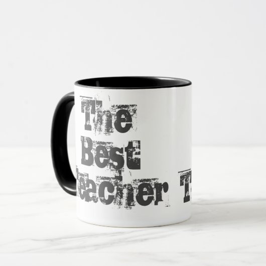 Geschenk für einen Lehrer - Zwei-Tone-Kaffee-Tasse Tasse (Vorderseite Links)