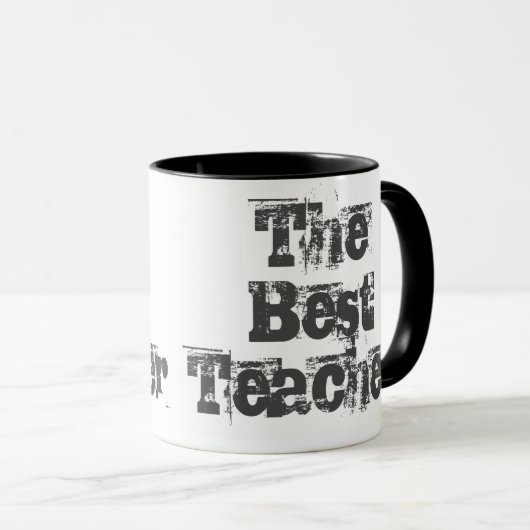 Geschenk für einen Lehrer - Zwei-Tone-Kaffee-Tasse Tasse (VorderseiteRechts)