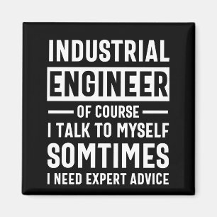 Geschenk für einen lustigen Industrieingenieur Magnet