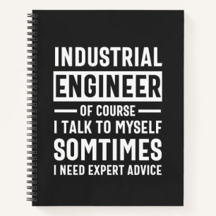 Geschenk für einen lustigen Industrieingenieur Notizblock