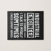 Geschenk für einen lustigen Industrieingenieur Puzzle (Horizontal)