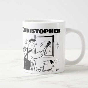 Geschenk für einen Maler und Dekorator mit dem Na Jumbo-Tasse