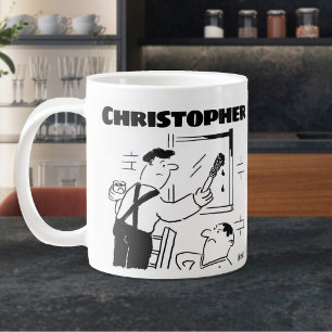 Geschenk für einen Maler und Dekorator mit dem Nam Jumbo-Tasse
