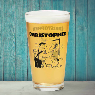 Geschenk für einen Maler und Dekorator mit Namen Glas