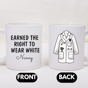 Geschenk für einen neuen Arzt, personalisierter we Kaffeetasse