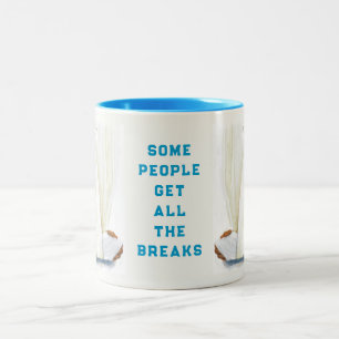 Geschenk für einen Orthopäden Zweifarbige Tasse