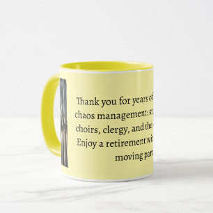 Geschenk für einen pensionierten Organisten oder C Tasse