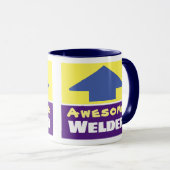 Geschenk für einen Phantastischen Welder Tasse (VorderseiteRechts)