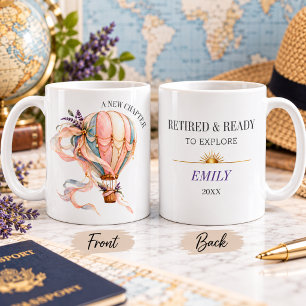 Geschenk für einen Rentner: Heißluftballon Kaffeetasse