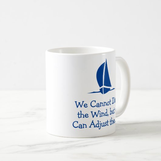 Geschenk für einen Seeleute. Segeln oder Yachting Kaffeetasse (VorderseiteRechts)