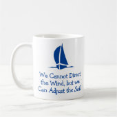 Geschenk für einen Seeleute. Segeln oder Yachting Kaffeetasse (Links)
