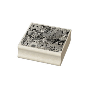 Geschenk für einen Veganen Gummistempel