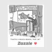 Geschenk für einen Vogelbeobachter oder Vogelbeoba Aufkleber (Blatt)