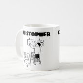 Geschenk für einen Wegweiser. Songwriter Kaffeetasse (Vorderseite Links)