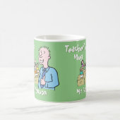 Geschenk für einen weißen männlichen Lehrer. Gesch Kaffeetasse (Mittel)