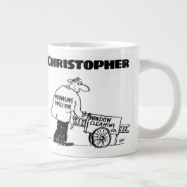 Geschenk für einen Windows-Reiniger mit Namen Jumbo-Tasse