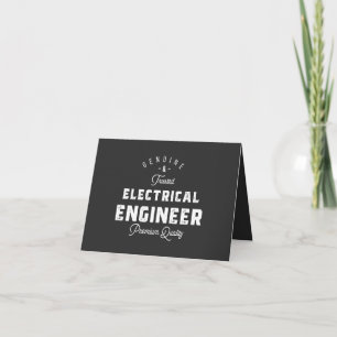 Geschenk für Elektroingenieur Karte