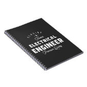 Geschenk für Elektroingenieur Notizblock (Rechte Seite)