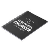 Geschenk für Elektroingenieur Notizblock (Linke Seite)
