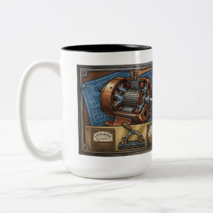 Geschenk für Elektroingenieure  Zweifarbige Tasse