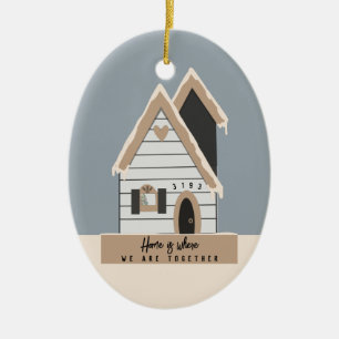 Geschenk für Eltern Keramik Ornament