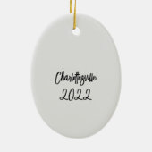 Geschenk für Eltern Keramik Ornament (Hinten)